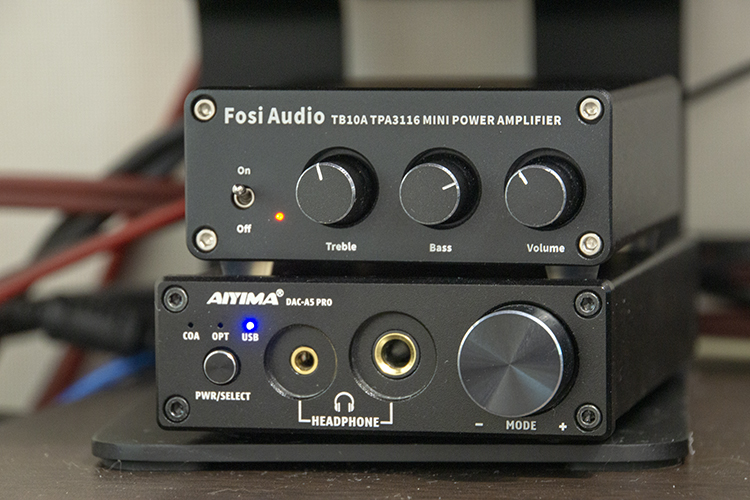 Fosi Audio TB10A レビュー】小さくて力強く機能も十分なパワーアンプ 